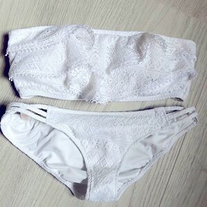 Victoria’s Security white lace bathing suit